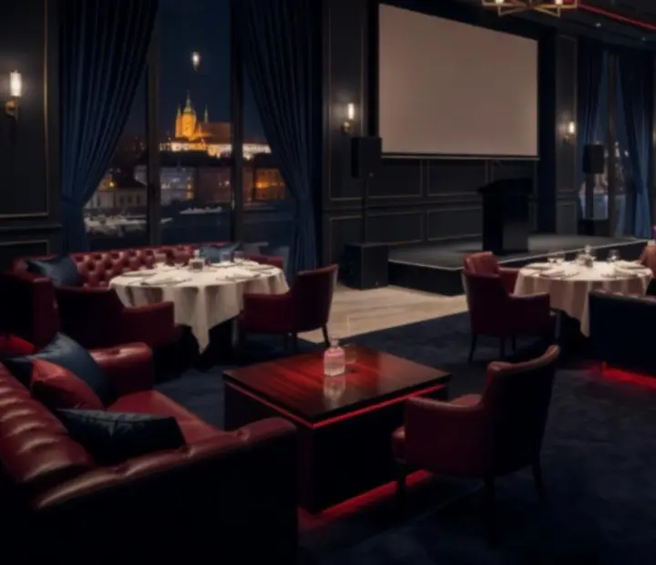 Luxusní interiér lounge prostoru